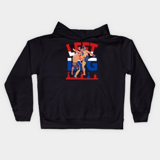 Left Leg Cemetery Croatian Flag Kids Hoodie